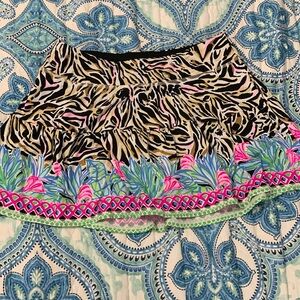 Sz S Lilly Pulitzer Luxletic Skirt w built in shorts